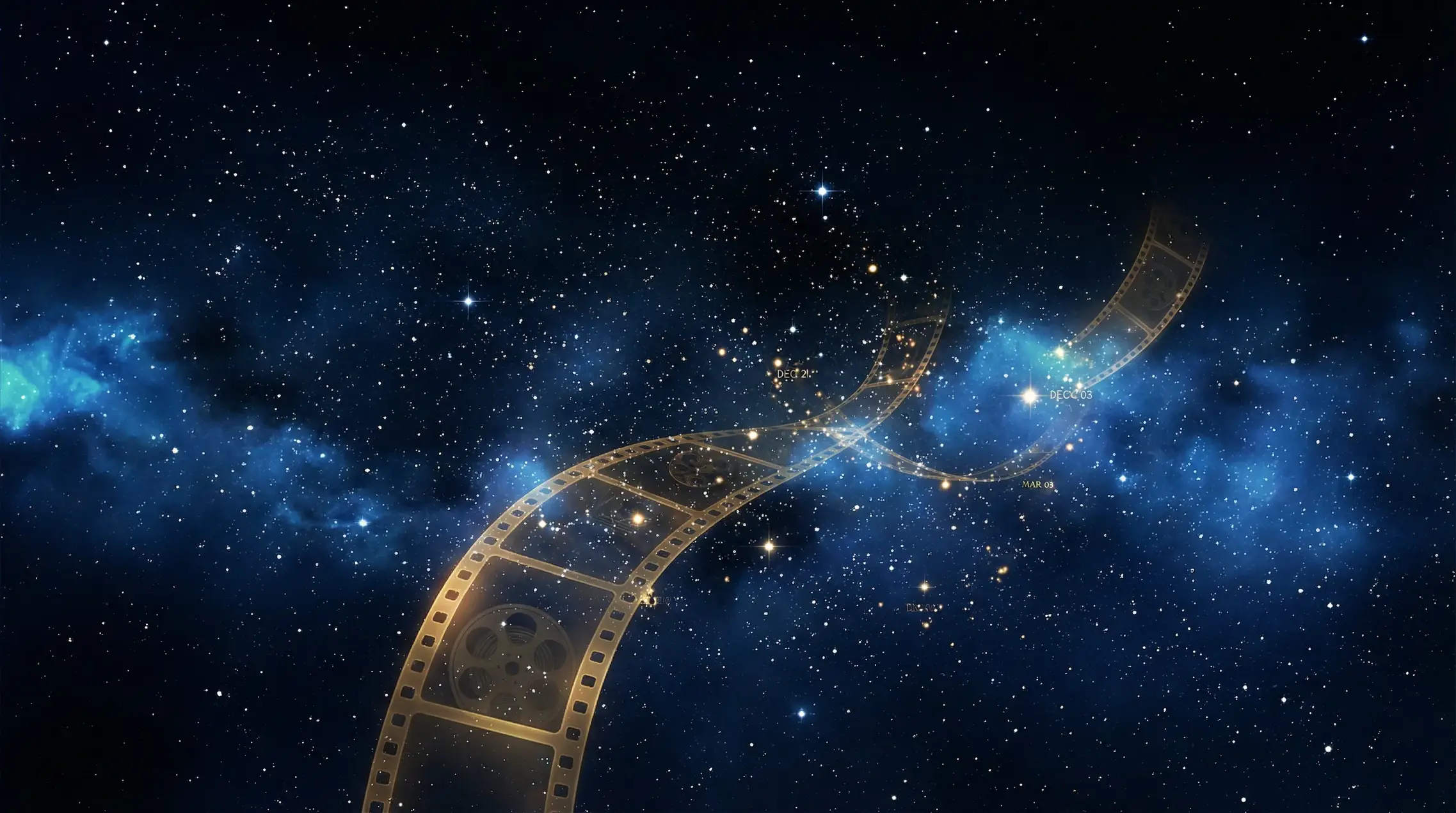 情深叉 全球首映星空时间轴背景